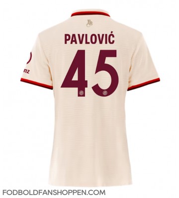 Bayern Munich Aleksandar Pavlovic #45 Tredjetrøje Dame 2024-25 Kortærmet